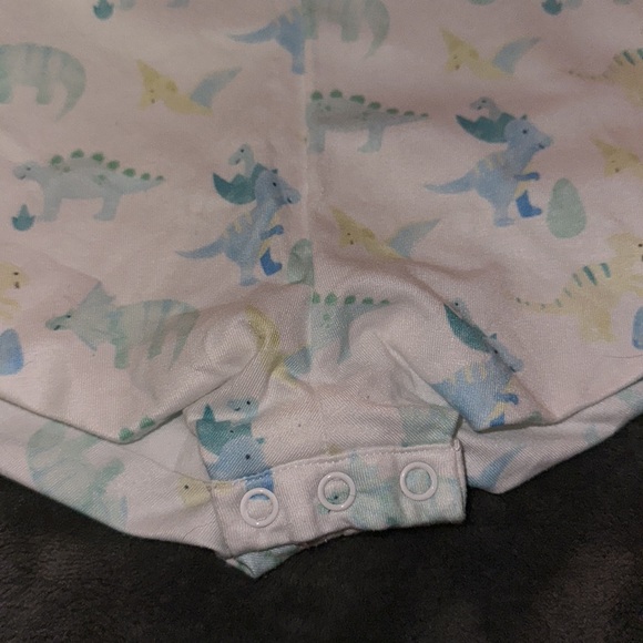 Cypress Row Dinosaurs Jon Jon/ Shortall Romper Size 9m - Picture 2 of 3